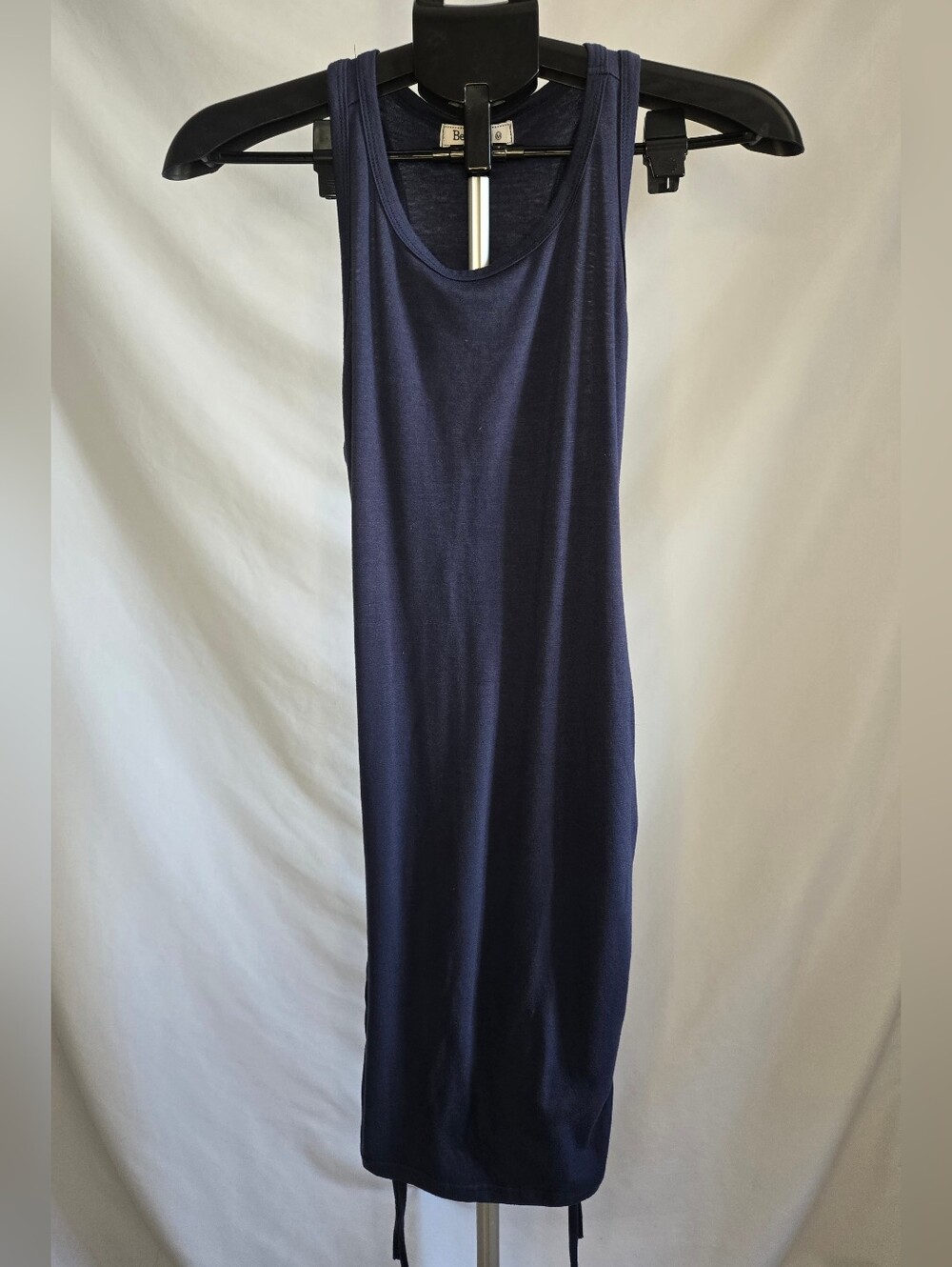 Berryou Classic Navy Sleeveless Midi Dress Medium
